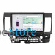 Штатная магнитола Lesko для Mitsubishi Lancer X 2007-2010 экран 10" 4/64 QLED CarPlay 4G Wi-Fi GPS 360 Prime