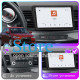 Штатная магнитола Lesko для Mitsubishi Lancer X 2007-2010 экран 10" 4/64 QLED CarPlay 4G Wi-Fi GPS 360 Prime