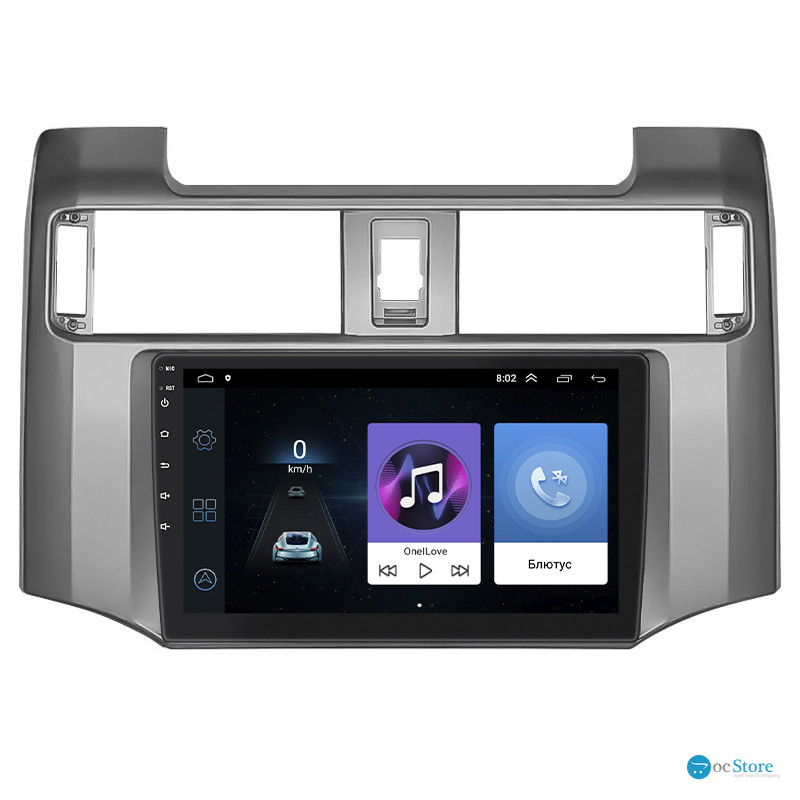 Штатная магнитола Lesko для Toyota 4Runner V 2009-2013 экран 9" 1/16Gb Wi-Fi GPS Base