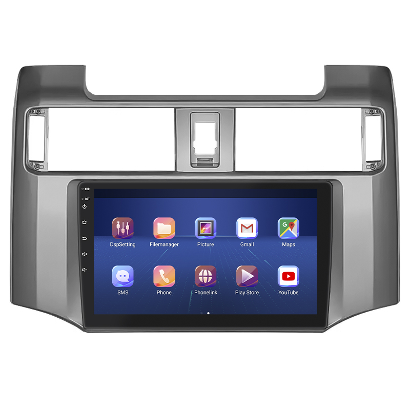 Штатная магнитола Lesko для Toyota 4Runner V 2009-2013 экран 9" 6/128Gb 4G Wi-Fi GPS Top