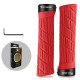 Грипсы велосипедные West Biking YP0804063 с двумя замками ручки на руль Red