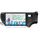 Штатная магнитола Lesko для Toyota Aqua I right wheel 2011-2021 экран 9" 4/64 QLED CarPlay 4G Wi-Fi GPS 360 Prime