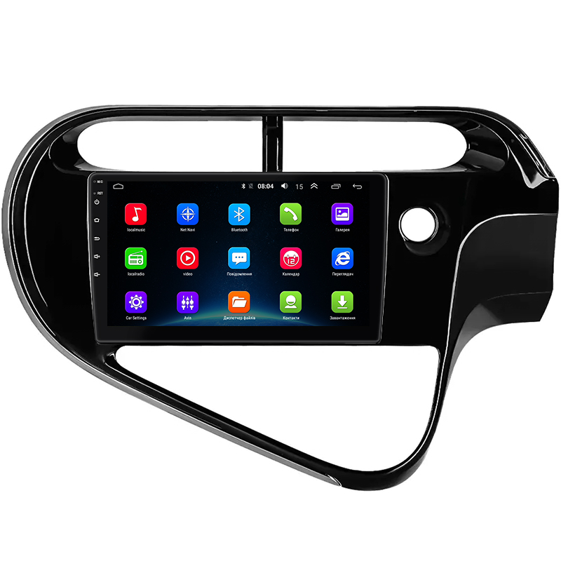 Штатная магнитола Lesko для Toyota Prius c I Рестайлинг 2015-н.в. экран 9" 2/32Gb Wi-Fi GPS Base