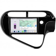 Штатная магнитола Lesko для Toyota Prius c I Рестайлинг 2015-н.в. экран 9" 4/64 QLED CarPlay 4G Wi-Fi GPS 360 Prime