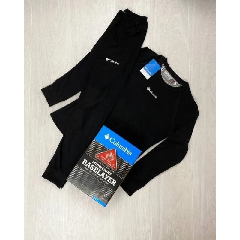 Жіноча зимова термобілизна OMNI-HEAT. Комплект для спорту та холоду. Чорний колір. Встигни купити. Акція лише 2 дні.