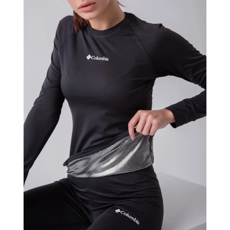 Жіноча зимова термобілизна Columbia OMNI-HEAT. Комплект термоодягу для спорту та холоду, чорний. Останній шанс – акція лише 2 дні.