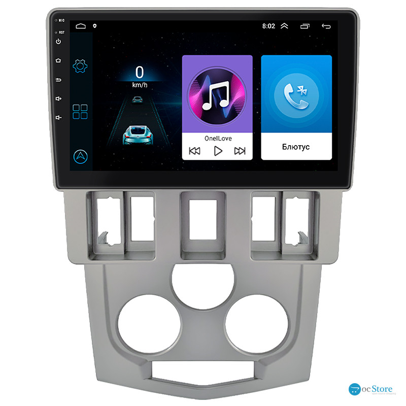 Штатная магнитола Lesko для Renault Logan I 2004-2009 экран 9" 1/16Gb Wi-Fi GPS Base