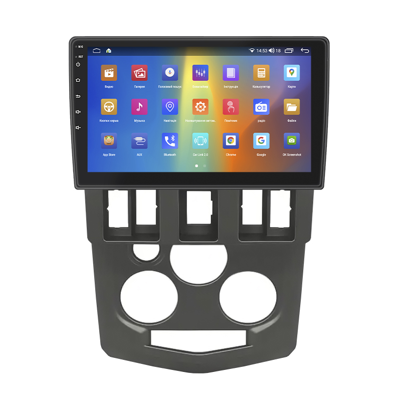 Штатная магнитола Lesko для Renault Logan I 2004-2009 экран 9" 2/32Gb Wi-Fi GPS Base