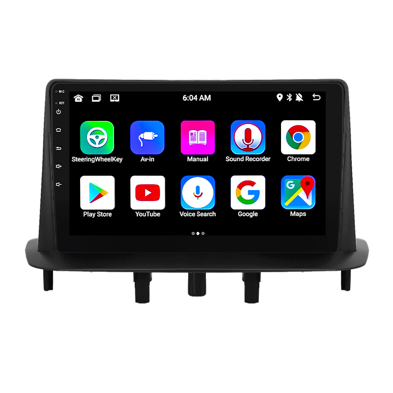 Штатная магнитола Lesko для Renault Megane III 2008-2014 экран 9" 2/32Gb Wi-Fi GPS Base