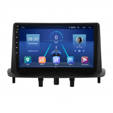 Штатная магнитола Lesko для Renault Megane III Рестайлинг 2 2014-2016 экран 9" 4/32Gb 4G Wi-Fi GPS Top