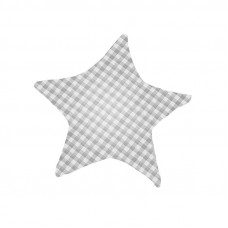 Детская хлопковая подушка AYBB-002 40*40см Звезда в клетку