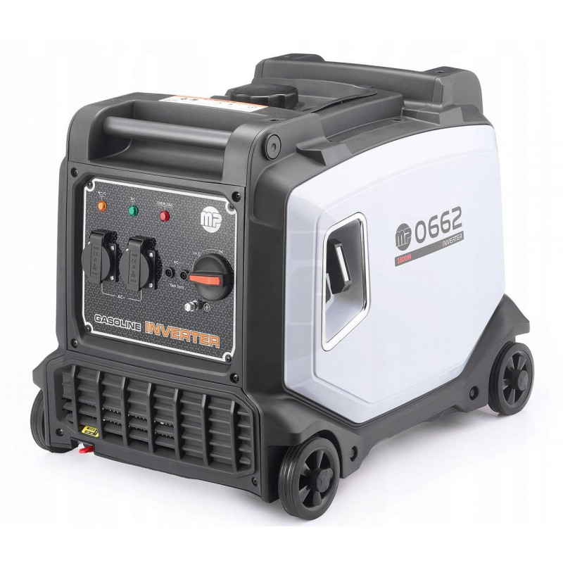 Інверторний бензиновий електрогенератор 3,8 кВт MAJSTER POLSKA MP0662 з AVR, тихий, з мідною обмоткою (Польща)