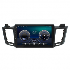 Штатная магнитола Lesko для Toyota RAV4 IV (CA40) 2012-2015 экран 10" 4/64Gb 4G Wi-Fi GPS Top