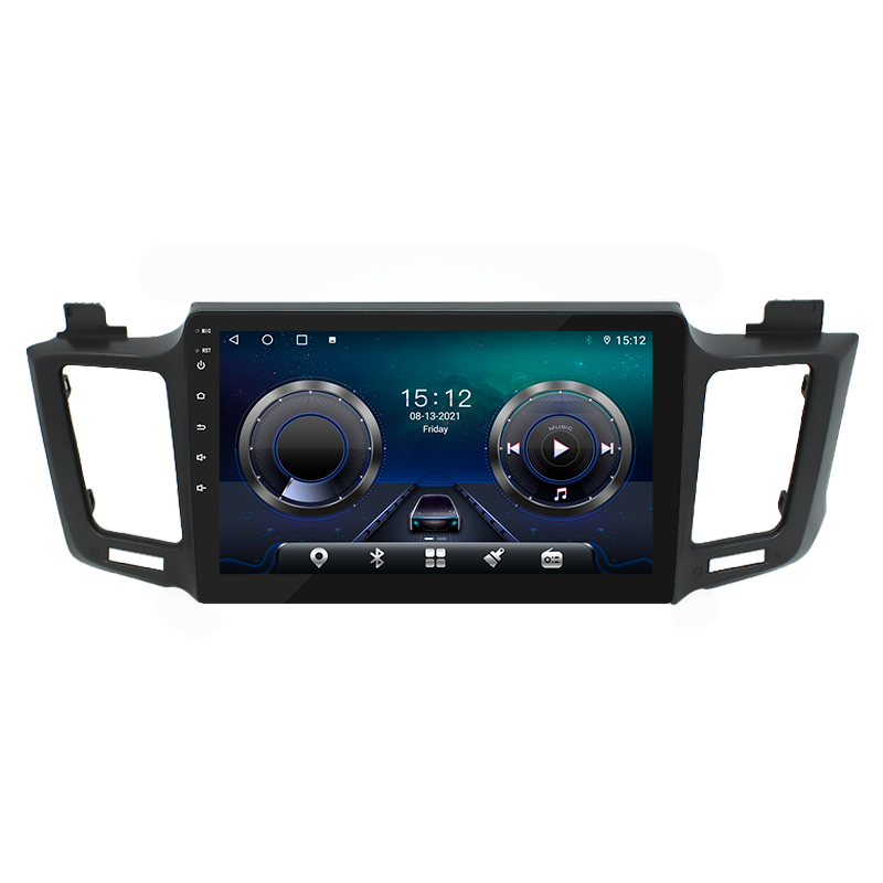 Штатная магнитола Lesko для Toyota RAV4 IV (CA40) 2012-2015 экран 10" 4/64Gb 4G Wi-Fi GPS Top