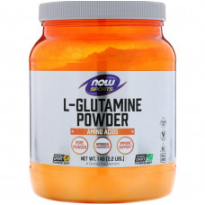 Глютамін, L-Glutamine, Now Foods, Sports, порошок, 1 кг