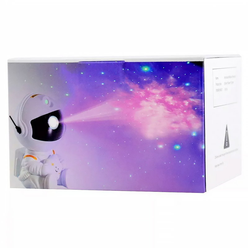 Проектор ночник Астронавт с гитарой HR-F2 звездное небо 7 режимов ДУ Black