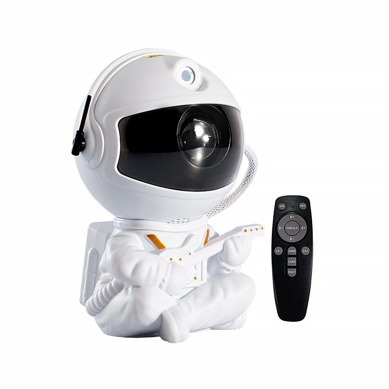 Проектор ночник Астронавт с гитарой HR-F2 звездное небо 7 режимов ДУ White