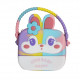 Детская сумка AG-028 Кролик через плечо на одно отделения с ремешком силиконовая Rainbow