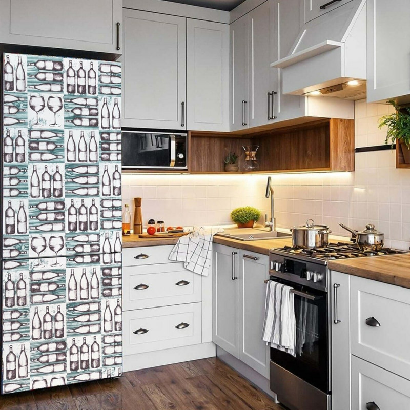 Самоклеюча плівка на паперовій основі 0,45х10м х 0,07мм Винна SW-00000798