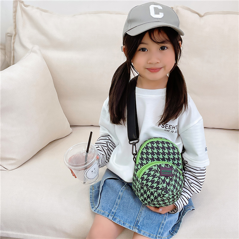 Детская сумка TD-637 через плечо на два отделения с ремешком  Green