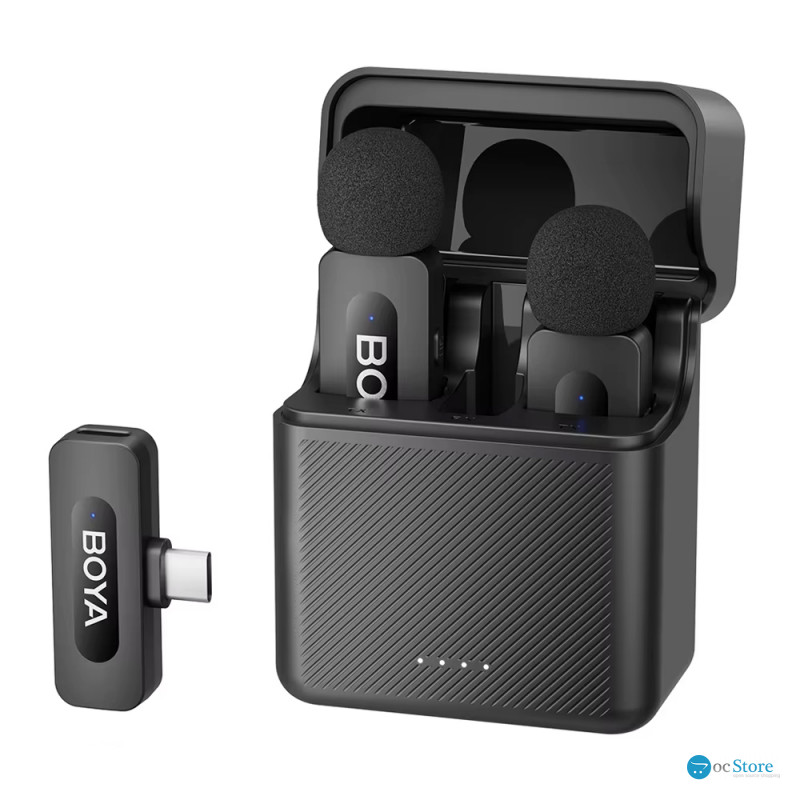 Мікрофон петличний бездротовий BOYA BY-V30 (Type-C) black