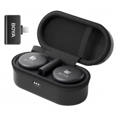Мікрофон петличний бездротовий BOYA Omic-D (Lightning) black