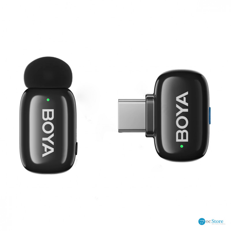 Мікрофон петличний бездротовий BOYA mini-17 (Type-C) black