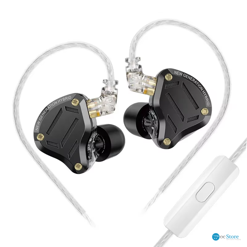 Навушники KZ ZS10 Pro 2 з мікрофоном black