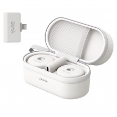 Мікрофон петличний бездротовий BOYA Omic-D (Lightning) white