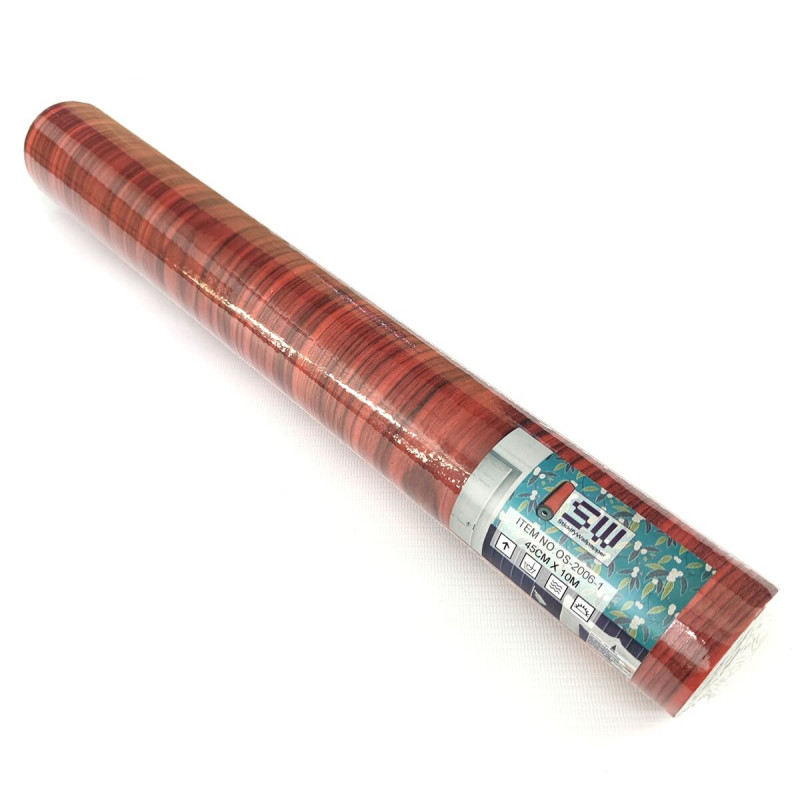 Самоклеюча плівка 0,45х10м х 0,07мм Коричневе дерево SW-00000810