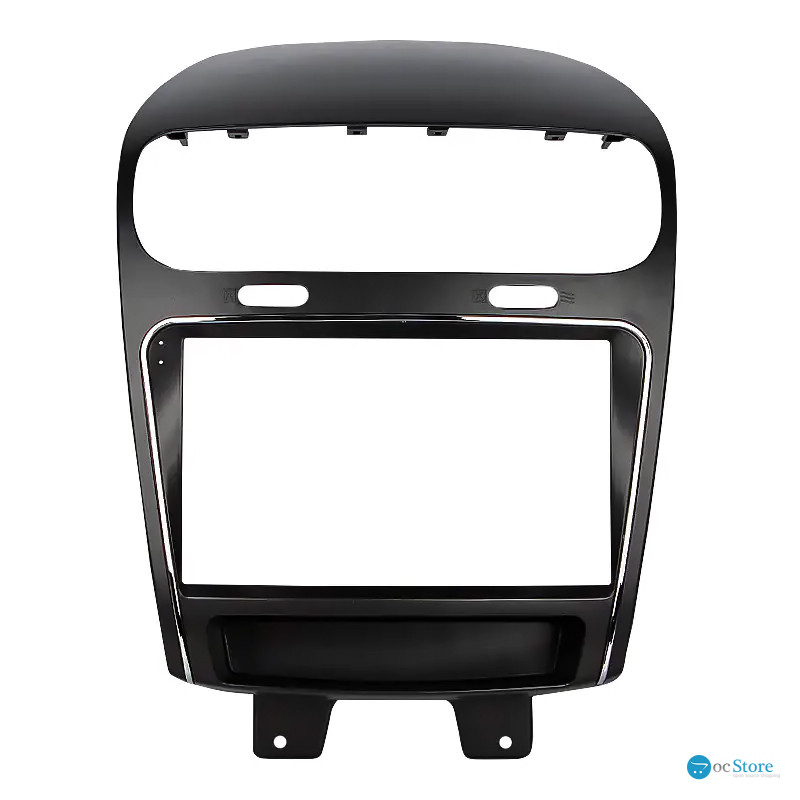 Штатный комплект переходная рамка Dodge Journey 2011-2020 Fiat Freemont 2011-2016 (0000) 9" + адаптер питания