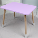 Дитячий прямокутний столик 46х60х45, стіл для дитячої кімнати від 1 року, фіолетовий