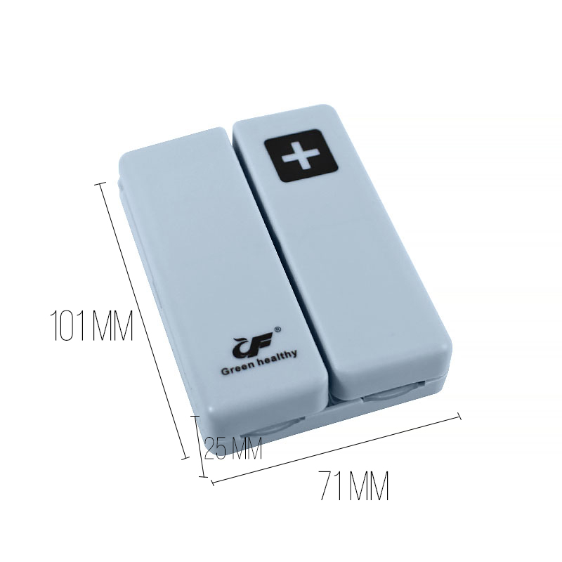 Таблетница органайзер для таблеток FY-8829 на 7 отделений Blue