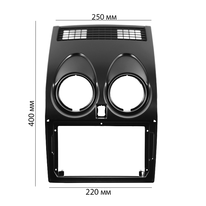Переходная рамка Nissan Qashqai 2007-2014 (NI 053N) 6359 9" Black