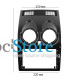 Переходная рамка Nissan Qashqai 2007-2014 (NI 053N) 6359 9" Black