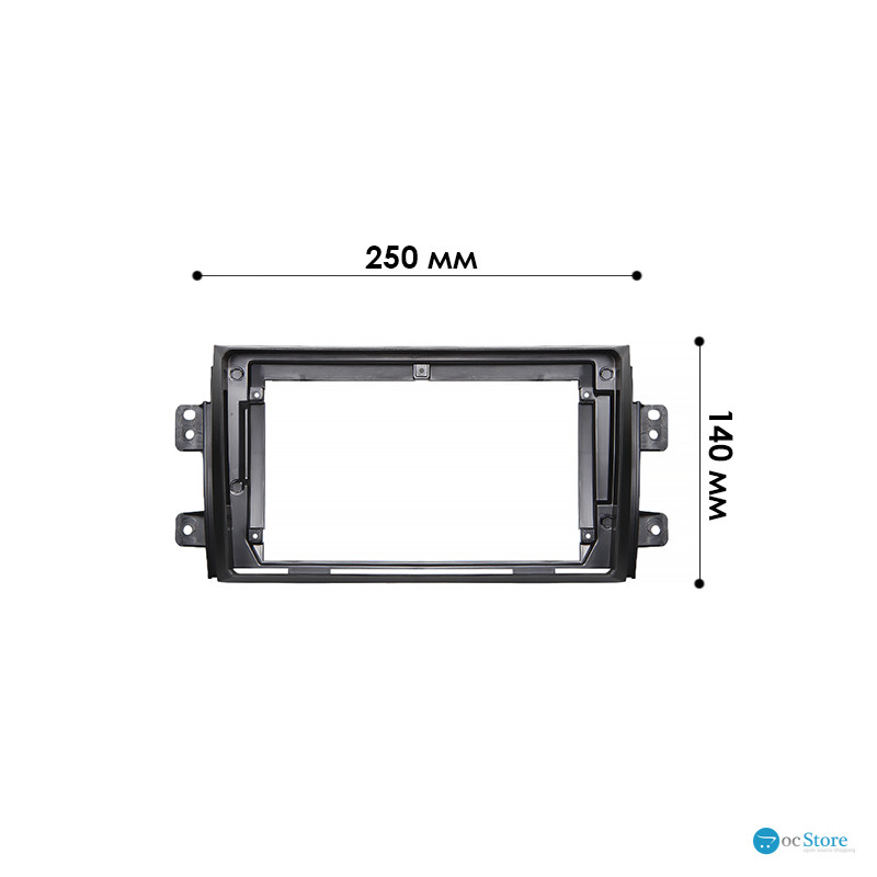 Рамка переходная для Suzuki SX4 2007-2013 Fiat Sedici 2006-2014 (3890) 9"