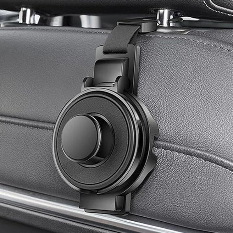 Крючок-органайзер для авто под подголовник держатель вешалка Black