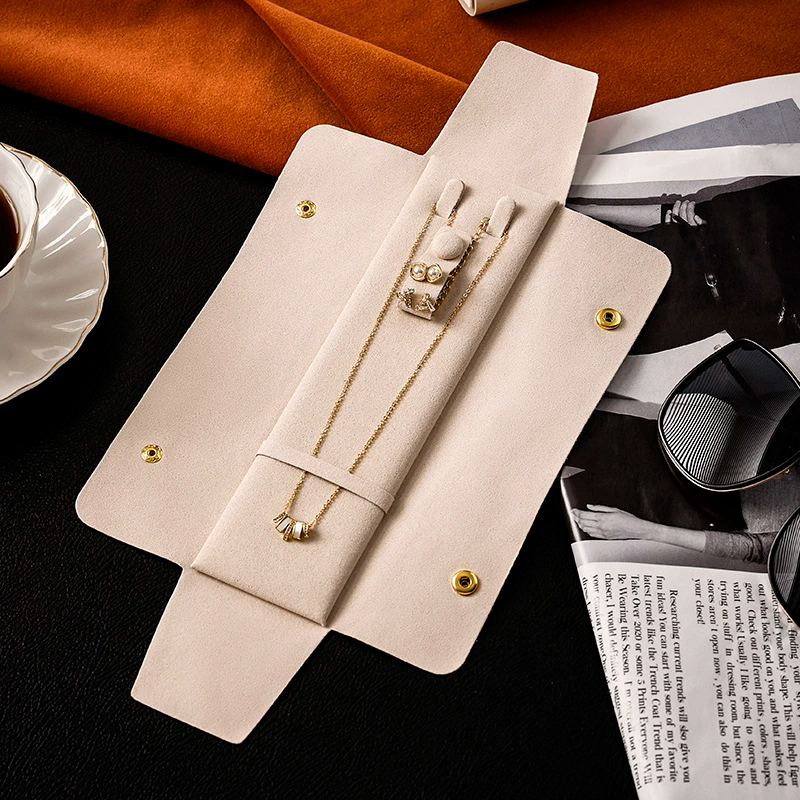 Дорожный футляр Casegrace SP-01345 органайзер для украшений и ювелирных изделий для путешествий White