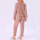 Женская тёплая пижама 5312 Light pink костюм для дома L