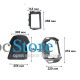 Переходная рамка Ford C-Max 2010-2019 Escape 2012-2019 Kuga 2013-2019 (6720) 9"