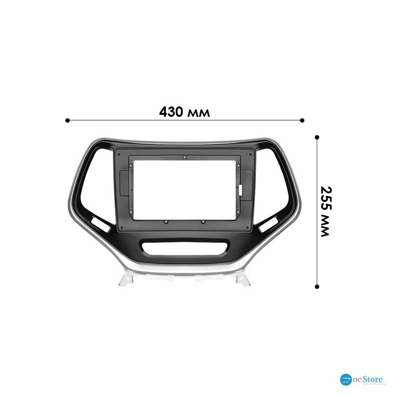 Переходная рамка Jeep Cherokee 2014+ (4713) 10.1"