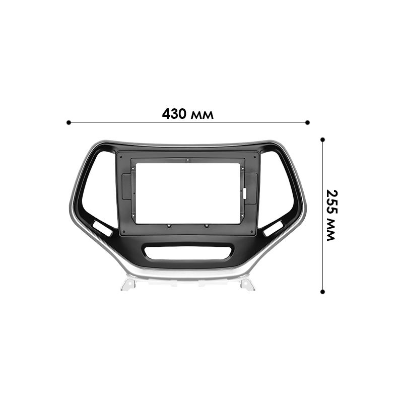 Переходная рамка Jeep Cherokee 2014+ (4713) 10.1"