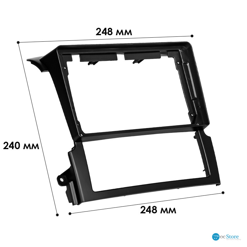 Переходная рамка Kia Sorento (BL) 2006-2009 (7242) 9"