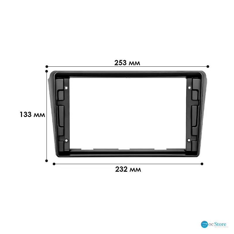 Переходная рамка Toyota Avensis 2002-2008 (7107) 9"
