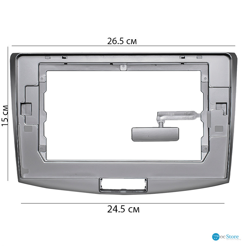Переходная рамка Volkswagen Passat (B6, B7) 2005-2014 CC 2012-2018 (3409) 10"