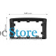 Переходная рамка Toyota Land Cruiser (100) 1998-2002 Lexus LX 470 1998-2003 (7593) 9"