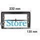 Переходная рамка Volkswagen Touareg 2002-2010 (1304) (VW 082N) 9"