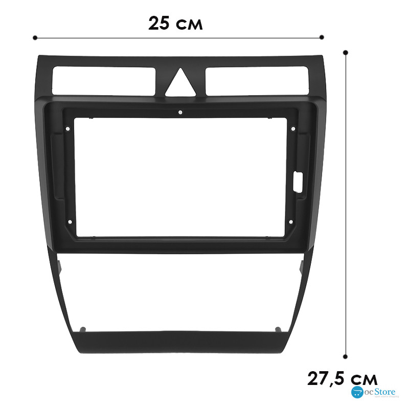 Переходная рамка Audi A6 (4B) 1997-2005 Allroad 2000-2006 (AU 018N) 7173 9" Black