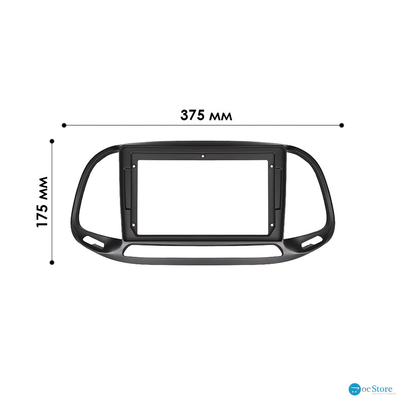 Переходная рамка Fiat Doblo 2015+ (7255) 9"