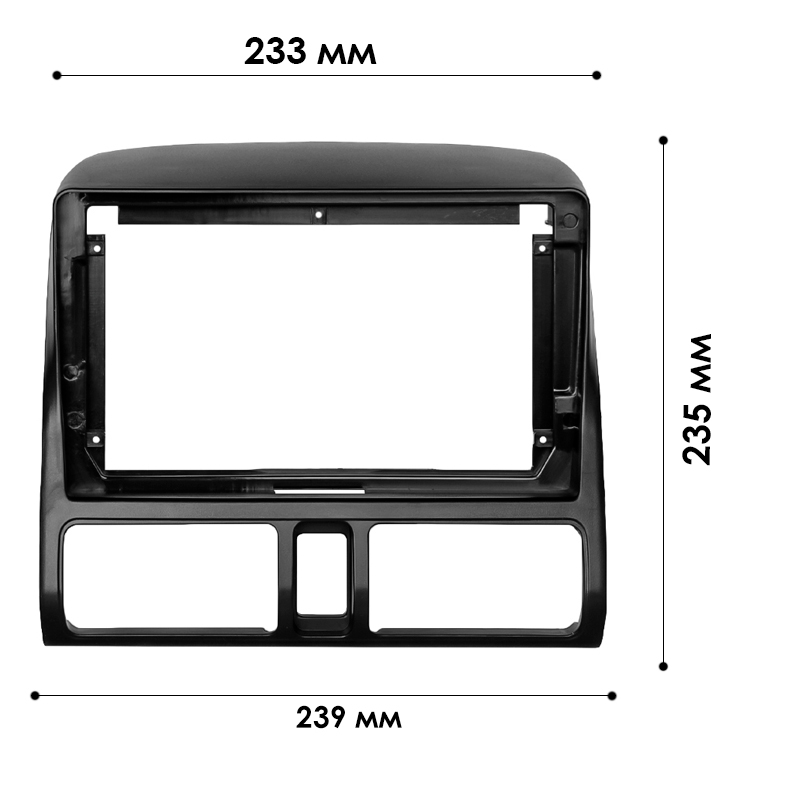 Переходная рамка Honda CRV 2001-2006 (4368) 9" Black
